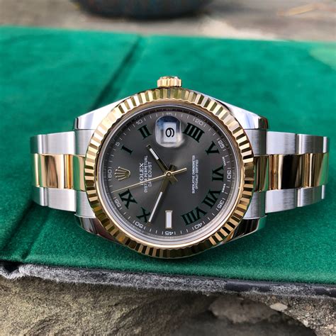 rolex datejust 41 two tone roman numerals|Rolex 41mm Datejust stainless steel.